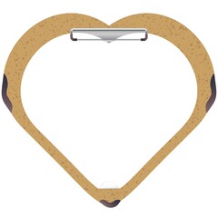 ハート・コルク板・メッセージボード・バインダー