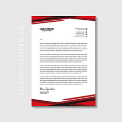 Illustration vector graphic of letterhead,perfect for letterhead template,letterhead business,letterhead office,office stationery,office needs,employees,etc
