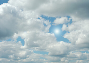 Obraz premium Cloudy sky background