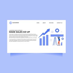 Make Sales Go Up Landing Page Design