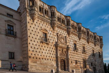 Fototapeta premium The Palacio del Infantado, home of the Historical Archive and the Provincial Museum of Guadalajara. Spain