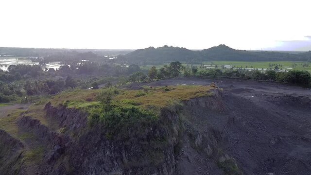Pinrang, Sulawesi Selatan Indonesia.
Mining in the middle of rice fields.
January  23 2021