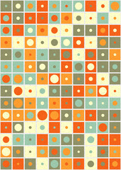 Abstract Geometric Pattern generative computational art illustration