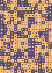 Abstract Geometric Pattern generative computational art illustration