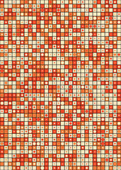 Abstract Geometric Pattern generative computational art illustration