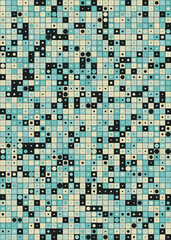 Abstract Geometric Pattern generative computational art illustration