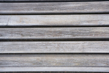 Planks of park bench at city of Zurich, Switzerland.