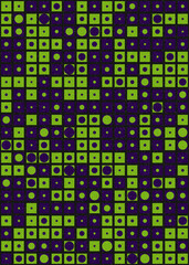 Abstract Geometric Pattern generative computational art illustration