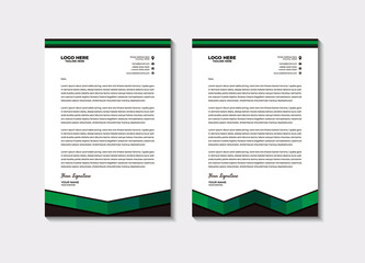 Illustration vector graphic of letterhead,perfect for letterhead template,letterhead business,letterhead office,office stationery,office needs,employees,etc