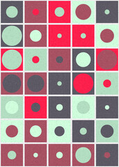 Abstract Geometric Pattern generative computational art illustration