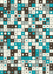 Abstract Geometric Pattern generative computational art illustration