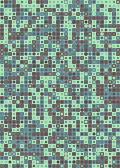 Abstract Geometric Pattern generative computational art illustration