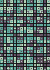 Abstract Geometric Pattern generative computational art illustration