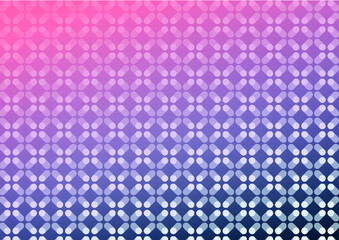 Polka dots flying. Circles with tail. Background. Polka dots background. Gradient background. Dotted Pattern.