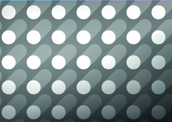 Polka dots flying. Circles with tail. Background. Polka dots background. Gradient background. Dotted Pattern.
