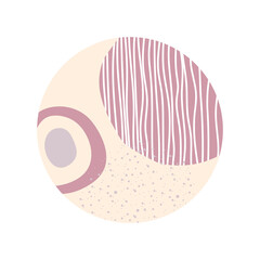 highlight cover abstract creative texture round design