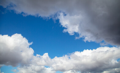 Rain clouds in the sky