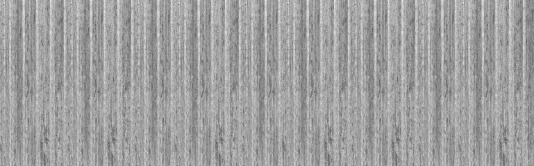 Panorama of New silver galvanized fence with pattern texture and background seamless