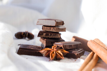 chocolate pieces
