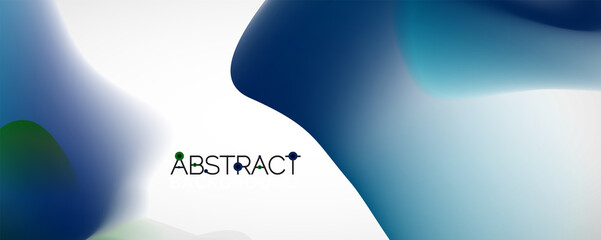 Fluid color gradient abstract background, trendy colorful wallpaper. Vector illustration for placards, brochures, posters, banners and covers