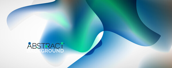 Fluid color gradient abstract background, trendy colorful wallpaper. Vector illustration for placards, brochures, posters, banners and covers