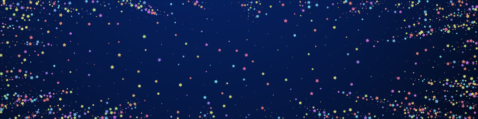Festive enchanting confetti. Celebration stars. Co