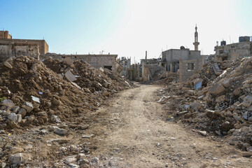 Dier Ez Zior city in Syria destroyed by ISIS in 2020 and daily life after 