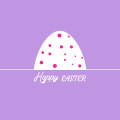Happy Easter of Sale banners, greeting cards, posters, holiday covers. Trendy design with typography, eggs, and bunny. Modern art minimalist style