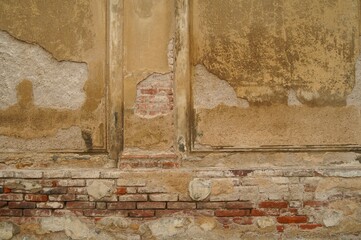イタリアの古い壁