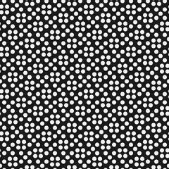 Seamless pattern with dots ordered grid vector illustration