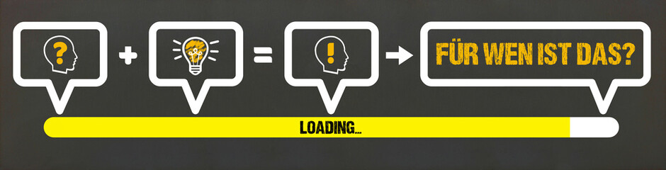 Fototapeta premium Für wen ist das?