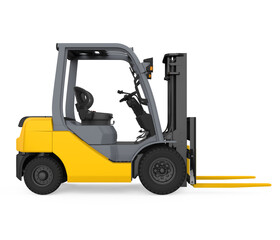 Forklift Truck Isolated