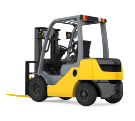 Forklift Truck Isolated