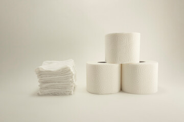 제로 웨이스트를 위한 화장실 휴지를 대체할 수 있는 천 와입스