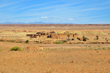 Fototapeta na wymiar Traditional villages in southern Morocco.