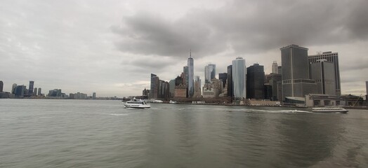 Fototapeta na wymiar city skyline new york