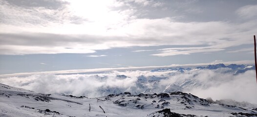 ski resort in the mountains