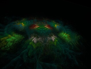 Imaginatory fractal background Image