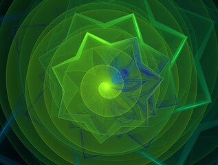 Imaginatory fractal background Image