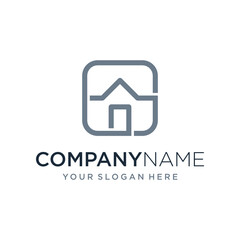 Logo Design for Real Estate and Mortgage. With a simple, modern, clean, professional and luxurious concept