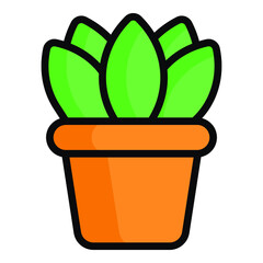 plants vector colored outline icon. Hindu festival, Hindu celebration icon