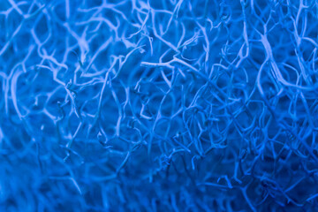 Macro background of natural sponge that looks like roots
