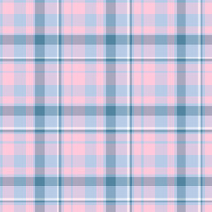 Plaid seamless pattern. Vector background of textile ornament. F