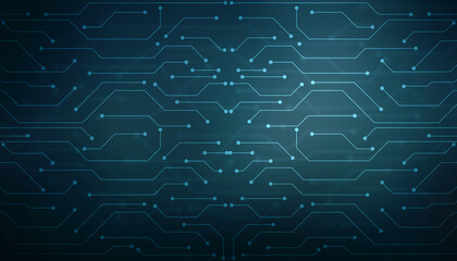 Abstract futuristic circuit board Illustration high computer technology background. Hi-tech digital technology concept.Circuit board pattern for technology background