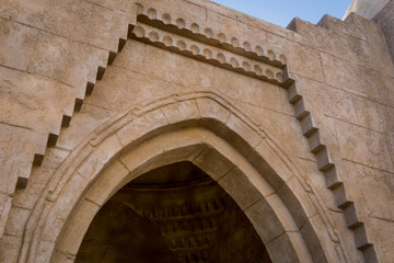 Fragment details of large mosque Islamic religion