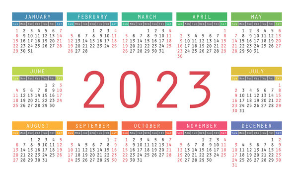 Scs Calendar 2023 24 Calender 2023" Images – Browse 147 Stock Photos, Vectors, And Video | Adobe  Stock