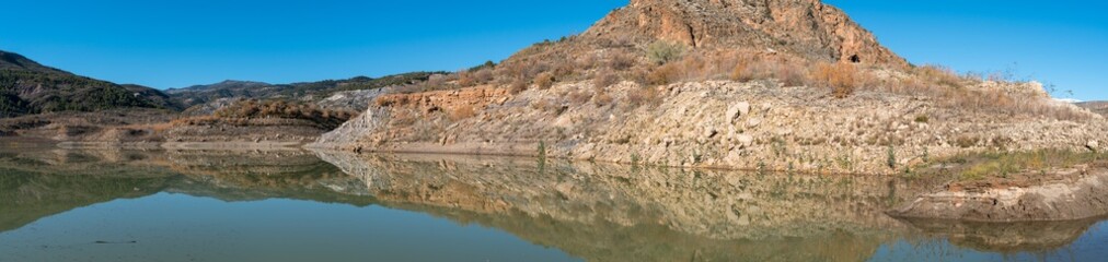 Beninar reservoir in southern Spain