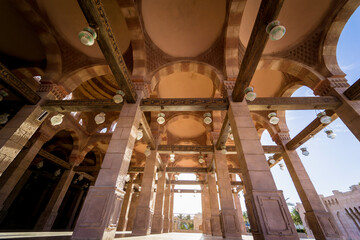 Obraz premium Fragment details of large mosque Islamic religion