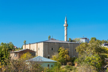 Sarahatun Mosque view in Harput Town of Elazig Province