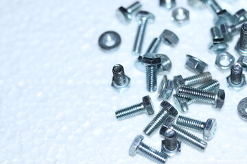 Stainless screws, fixation, bolt, nuts and washers